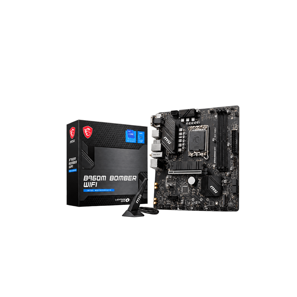 MSI B760M BOMBER WiFi Micro ATX Motherboard