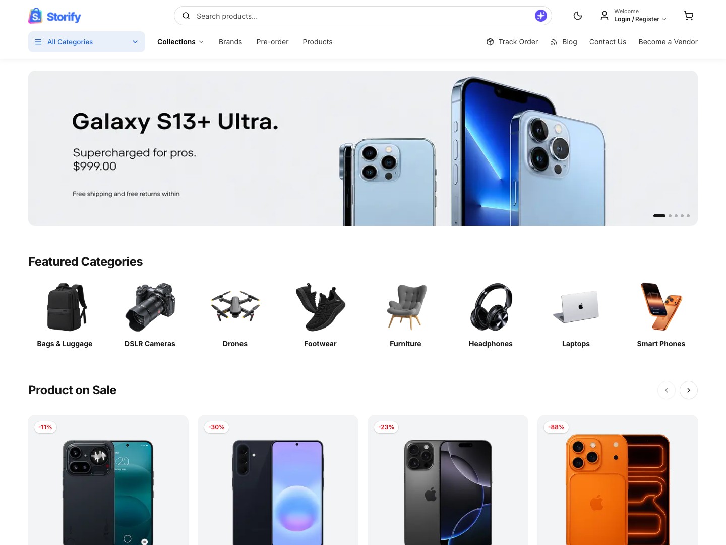 Classic Marketplace on desktop